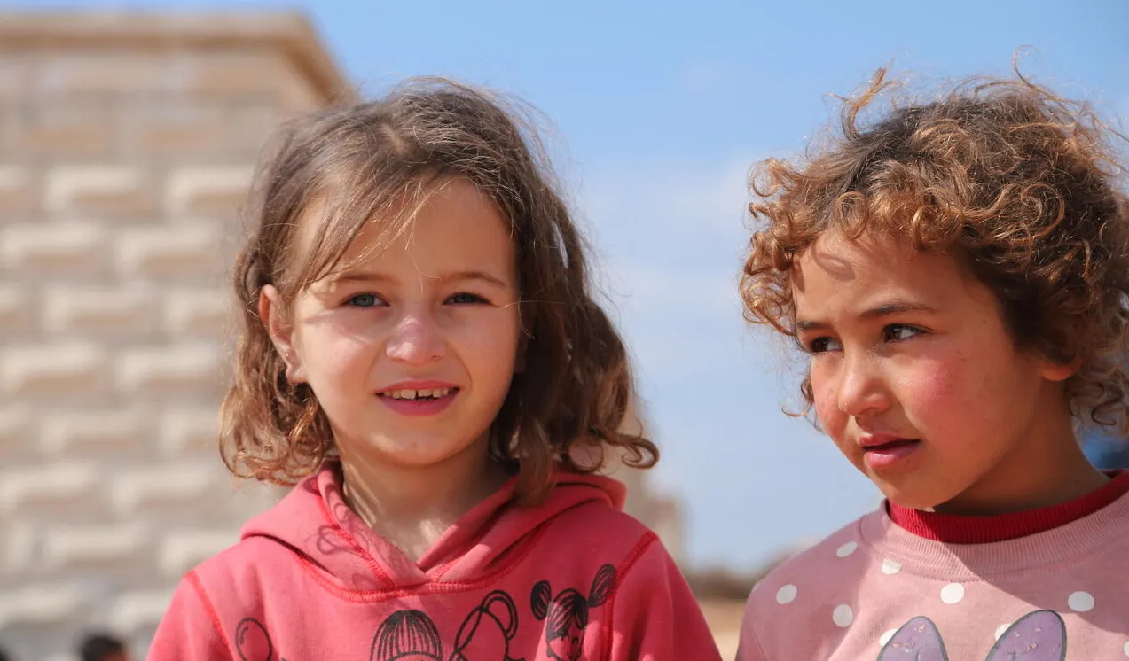 On 19 February 2023, children in Killi Camp in Idlib province of Syria take part in recreational activities and psychosocial support sessions for children affected by the earthquake, provided by the specialized protection teams of UNICEF partner Shafak Organization.