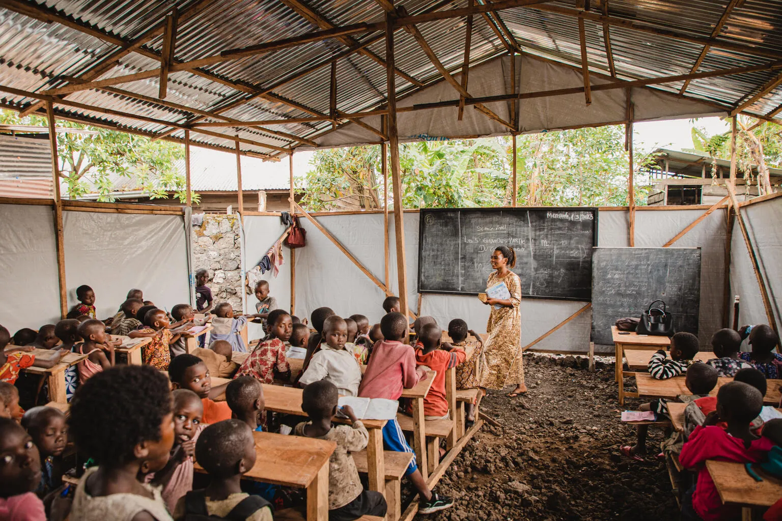 Ecole primaire Philéo est situé à Goma ; elle est constituée de 642 élèves dont 358 filles et 284 garçons. Tous sont déplacés.