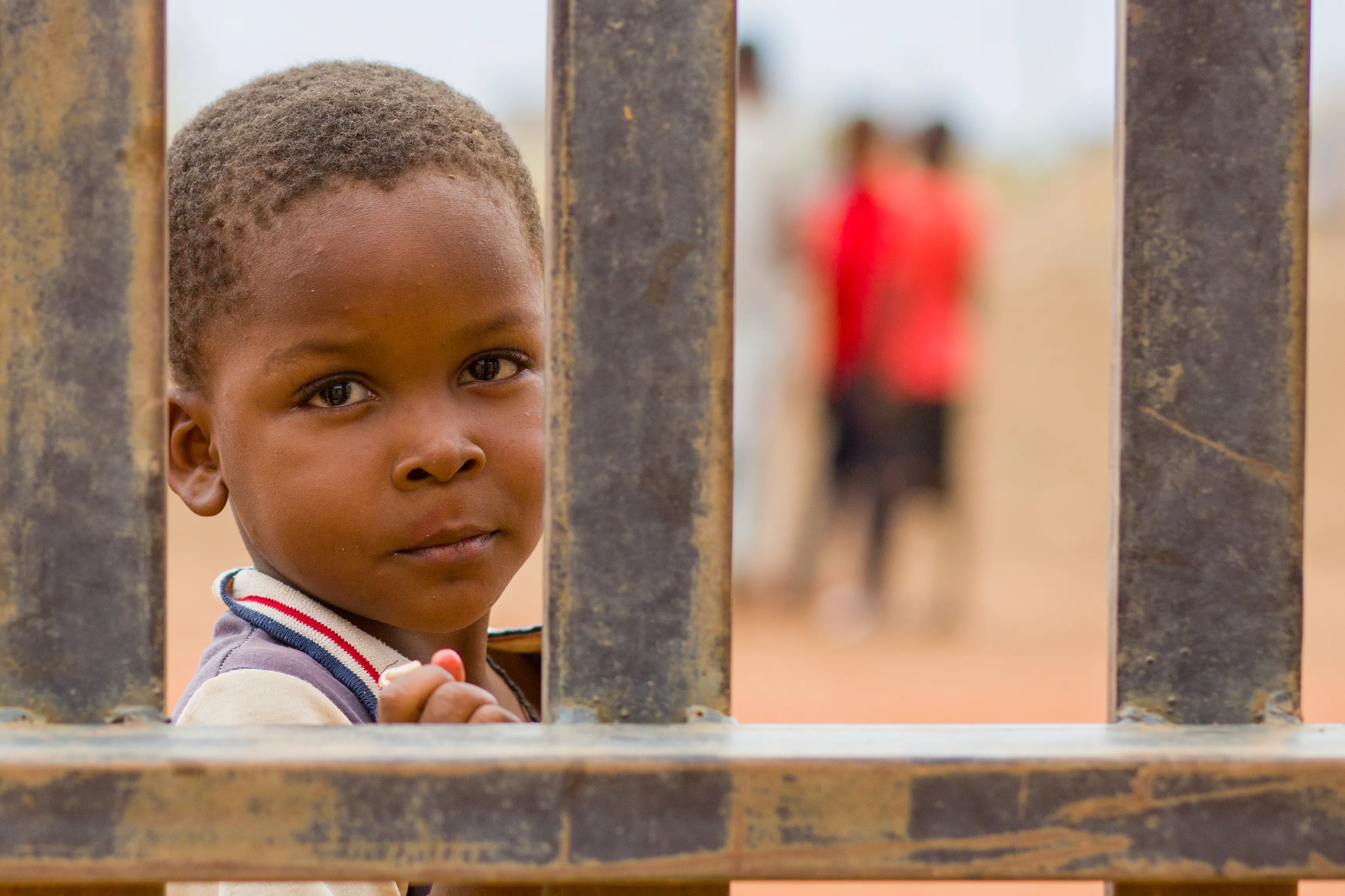 On 4 June, a portrait of a child in East Madani.