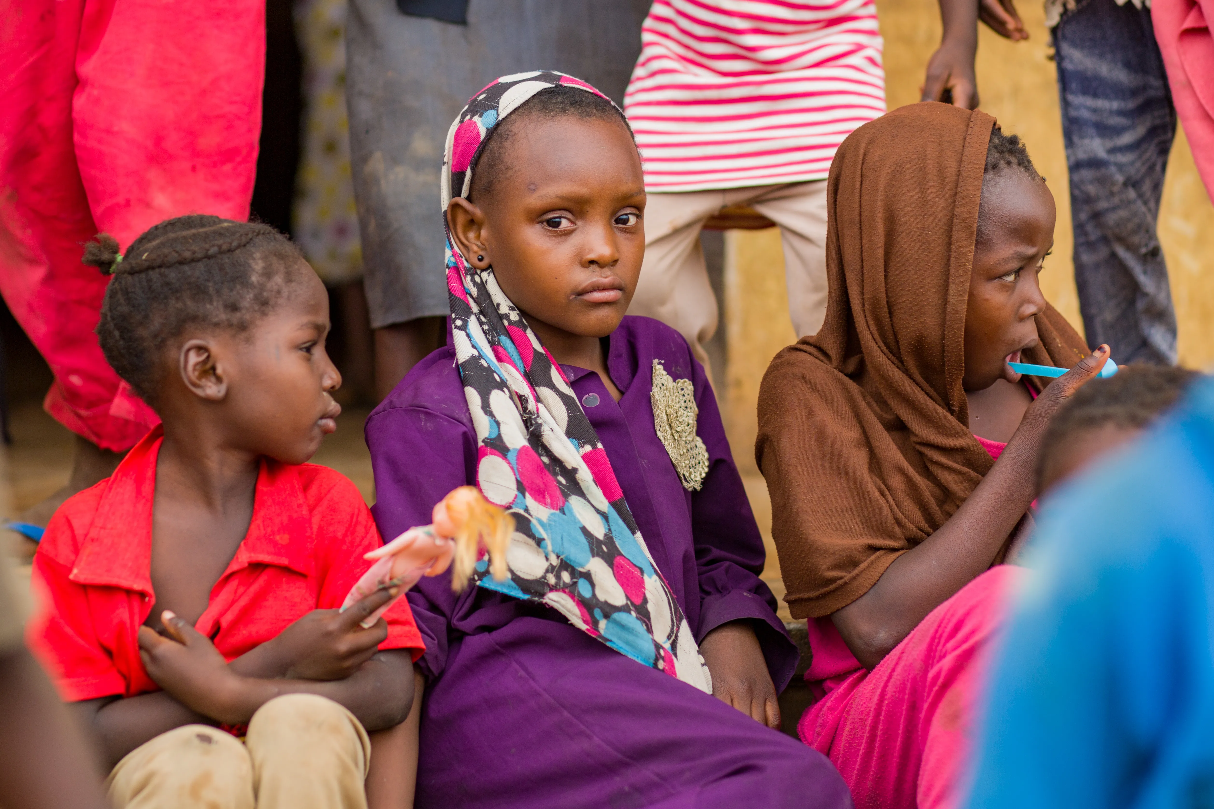 A photograph of children in East Madani, Sudan.