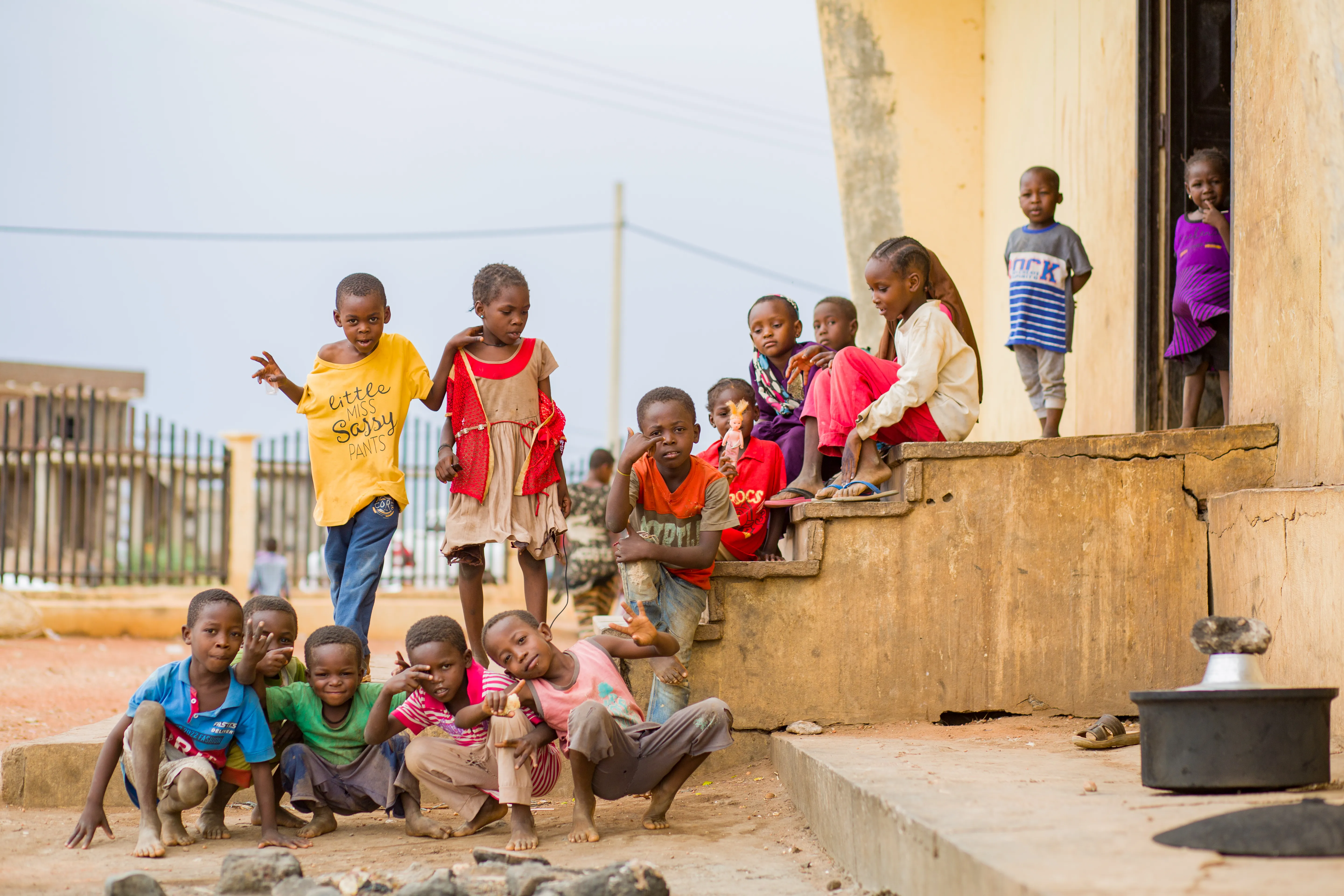 Children playing in East Madani, Sudan.