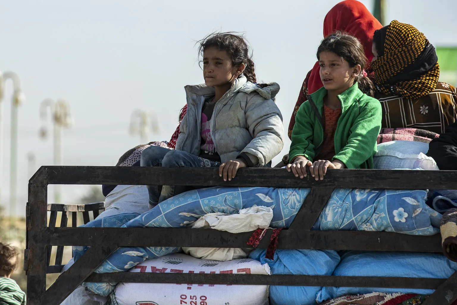 Des enfants dans le nord-est de la Syrie