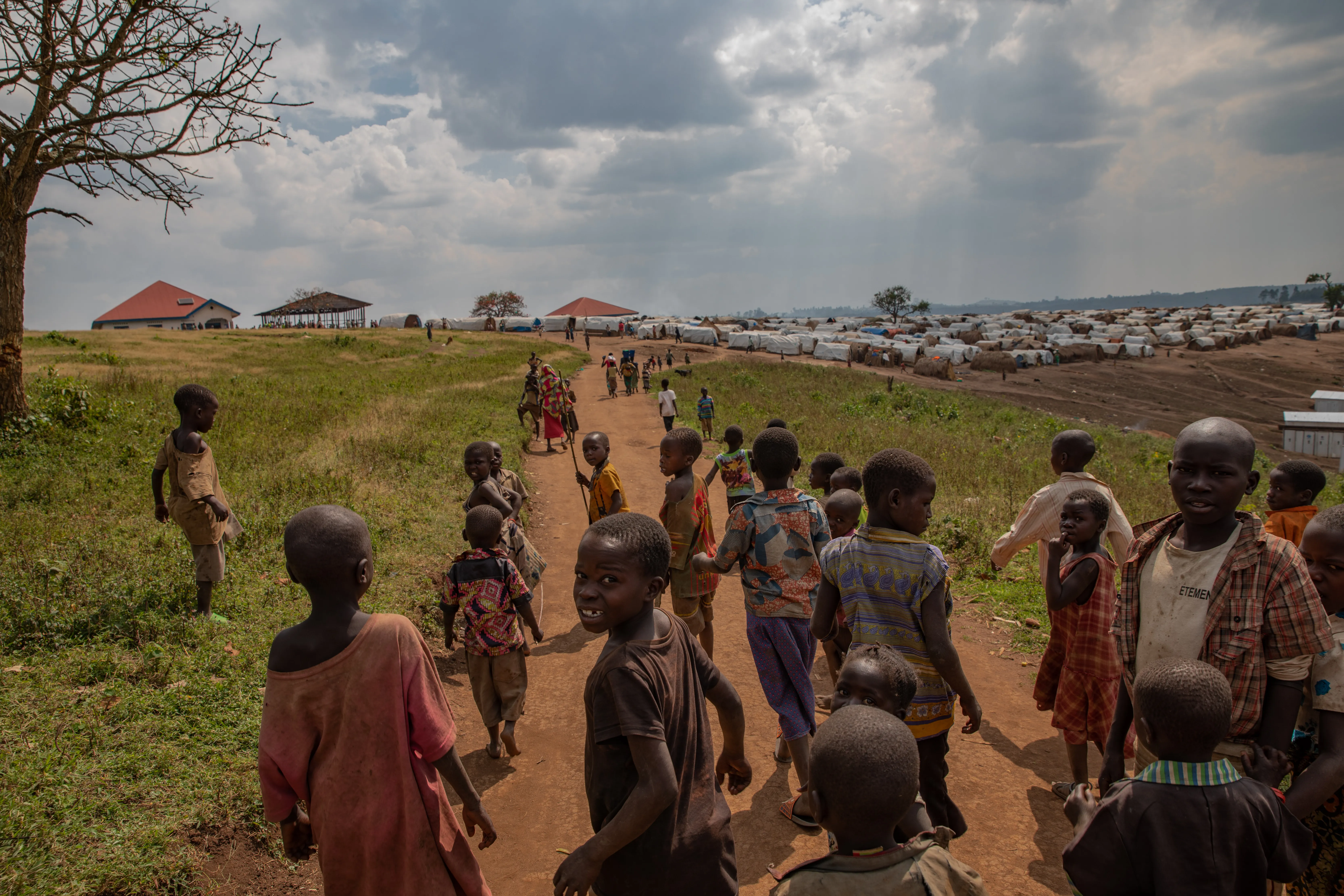 Loda camp is one of around 87 displacement camps in Ituri province. The population includes around 1,500 children.