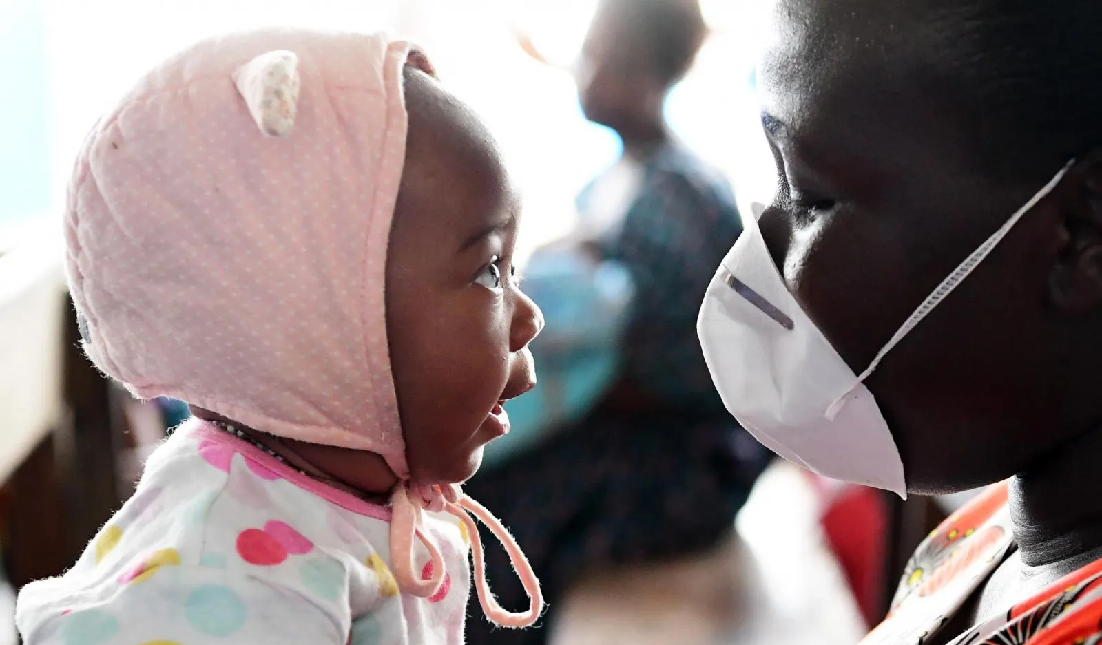 A mother and baby in DRC.