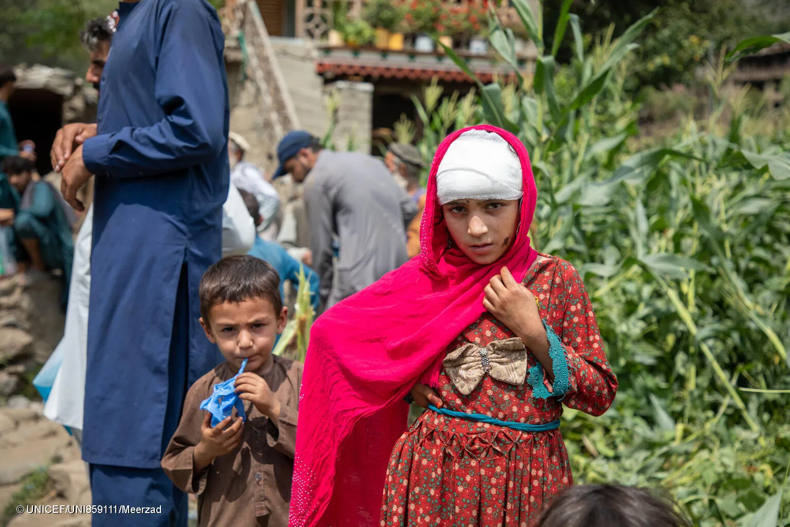 On 2 September, 2025, Laila a 9-year-old girl from Kunar have lost her brother during the earthquake, Laila was sleep when the earthquake shook her village Ghazi Abad village, Nurgal district, Kunar province, Afghanistan.