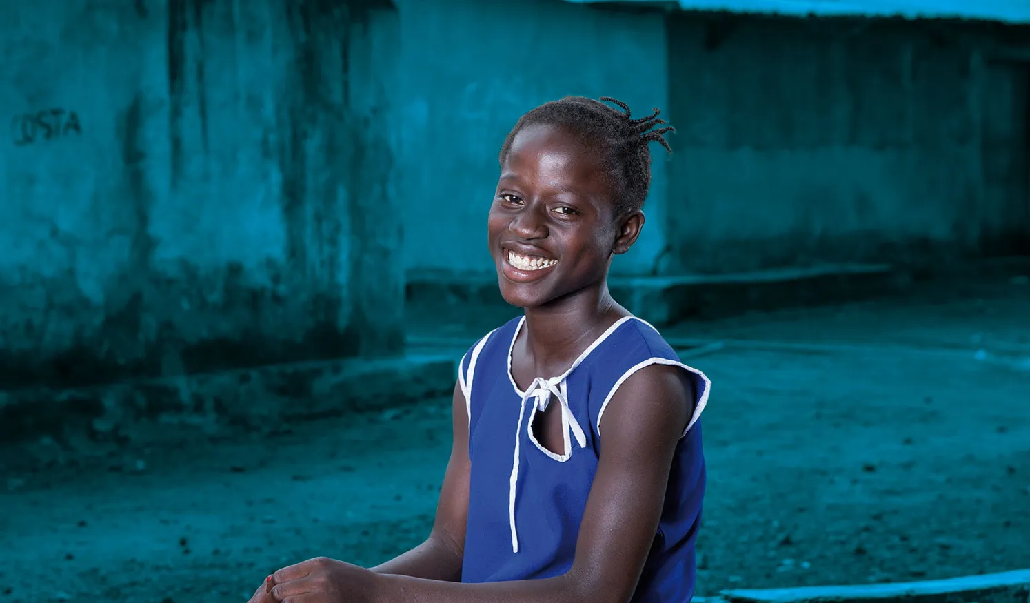 girl sitting