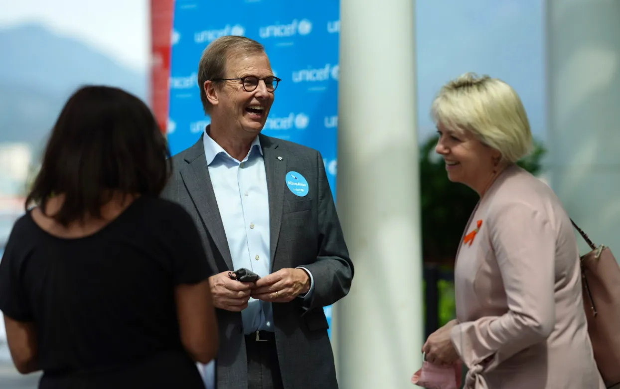 David Morley and Dr. Bonnie Henry