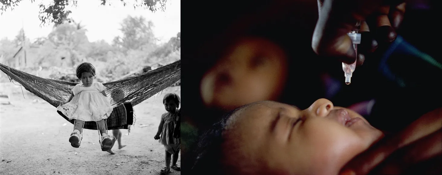 © UNICEF/UNI42506/Unknown and © UNICEF/UNI29868/LeMoyne