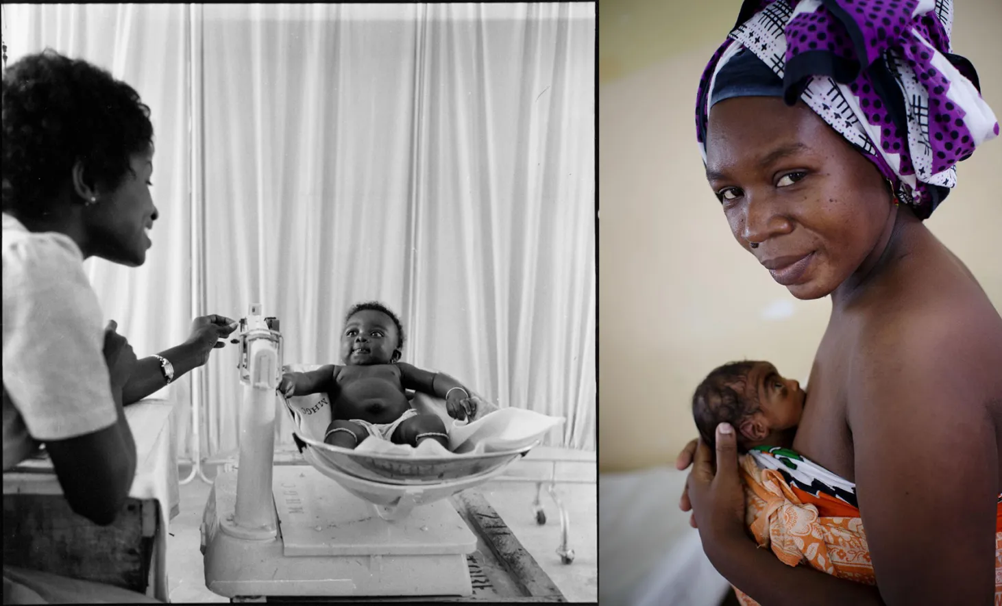 © UNICEF/UN04149/Unknown and © UNICEF/UNI161869/Holt