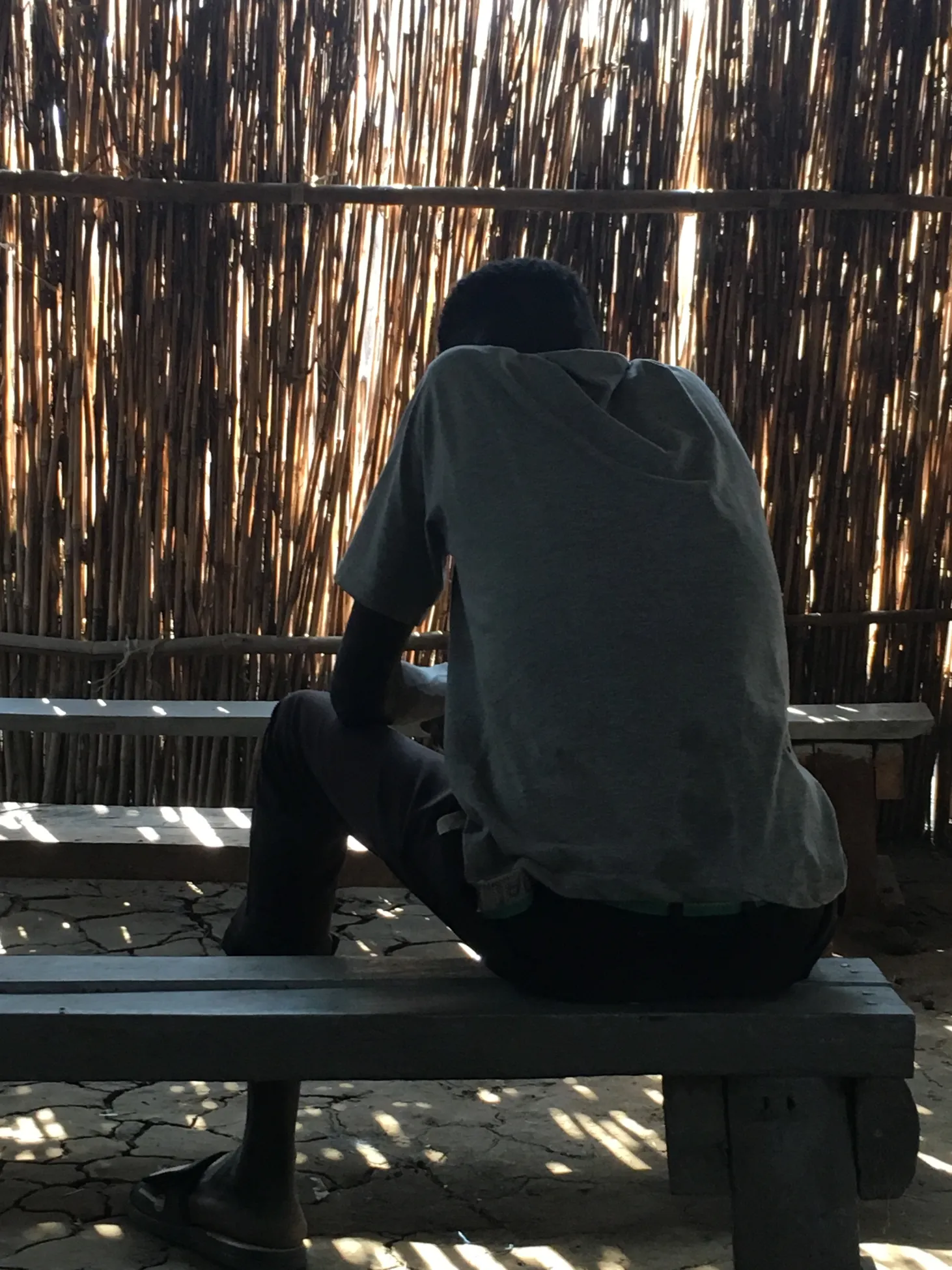 A former child soldier at the Bentiu PoC site. UNICEF assisted his return. 