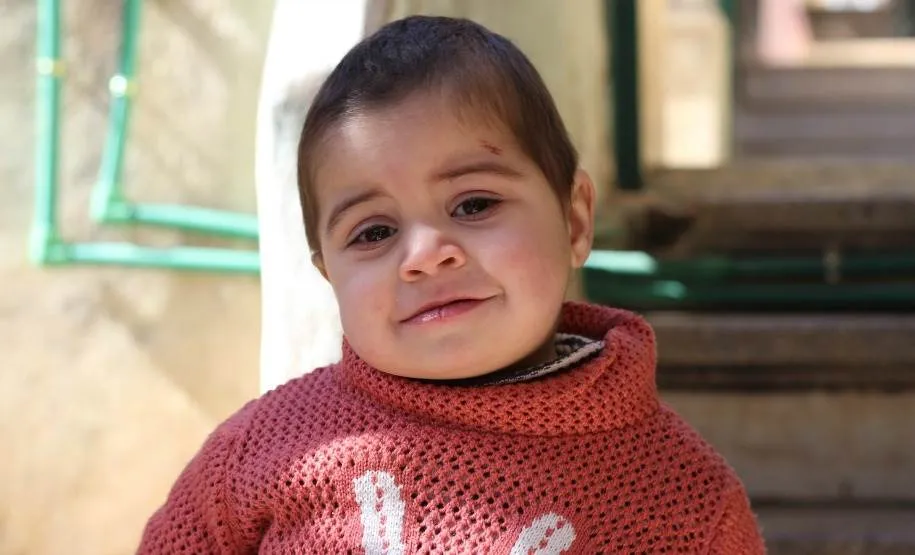 Two-year-old Nour