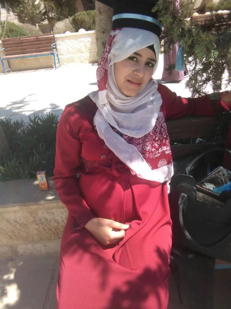 Hanadi, a resident of the Za'atari refugee camp.