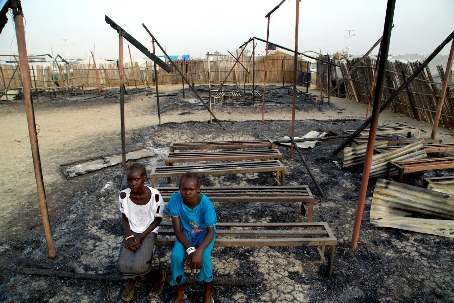 des filles à Malakal au Soudan du Sud
