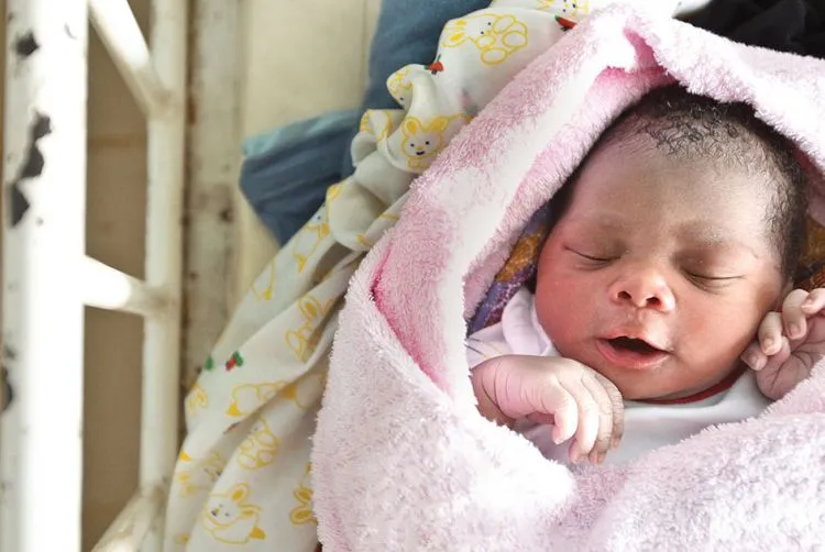 Baby in blanket