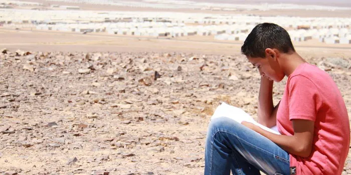syrian refugee boy
