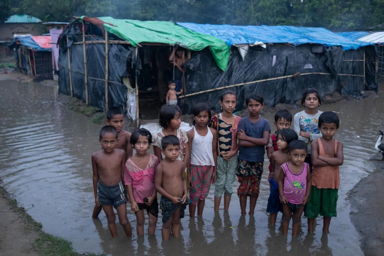 Enfants dans les camps de Cox's Bazar