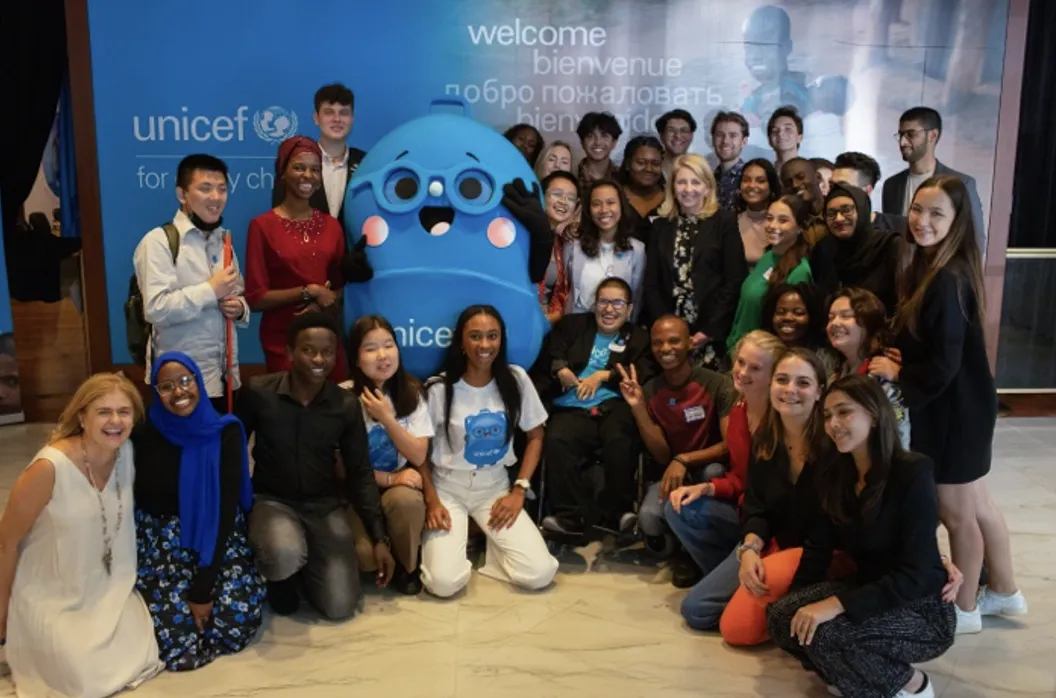 Meeting the new UNICEF Mascot, ‘Uni’  