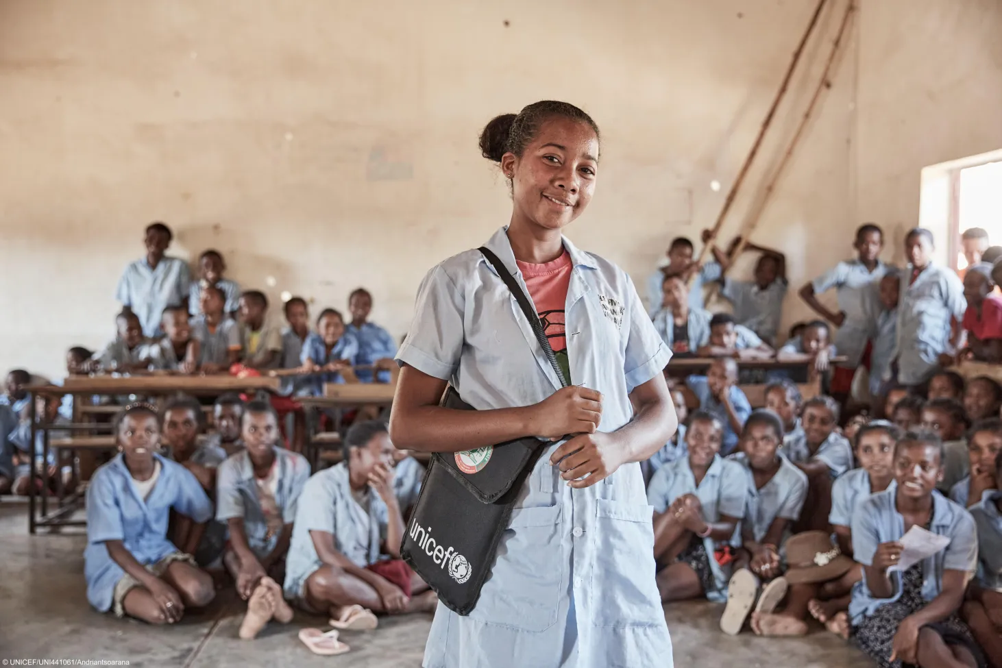 “I’m going to do my best for this school year in order to graduate and move on to high school next year,” says Jocelyne. In the future, she would like to become a nurse. 