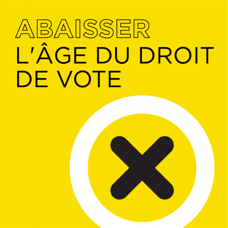 Abaisser l'âge du droit de vote