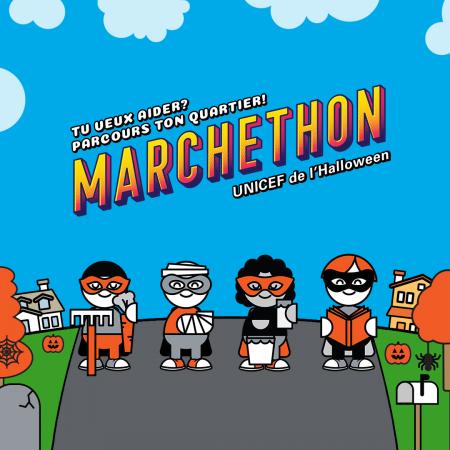 Le Marchethon de l’Halloween d’UNICEF Canada est de retour cet automne