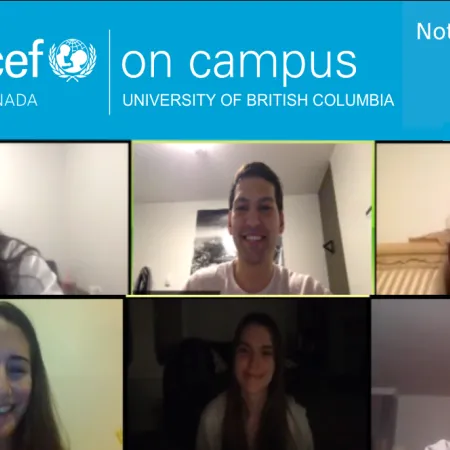 UNICEF UBC team members