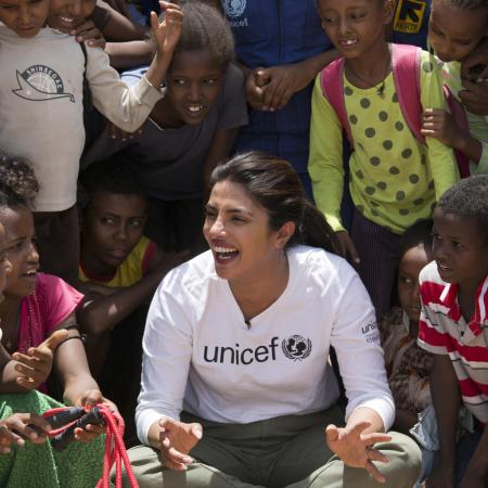 UNICEF Goodwill Ambassador Priyanka Chopra Jonas visits Ethiopia