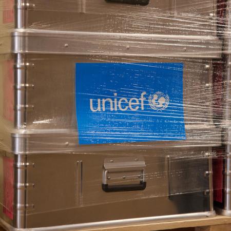 UNICEF humanitarian supplies