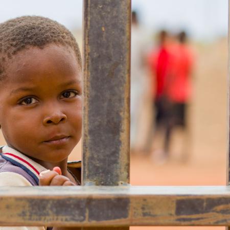 On 4 June, a portrait of a child in East Madani.