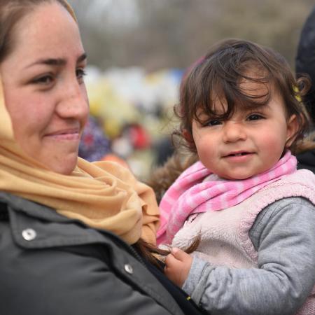 On 7 March 2020, refugees and migrants gather at the Pazarkule border crossing near Edirne, Turkey, hoping to cross over into Greece.