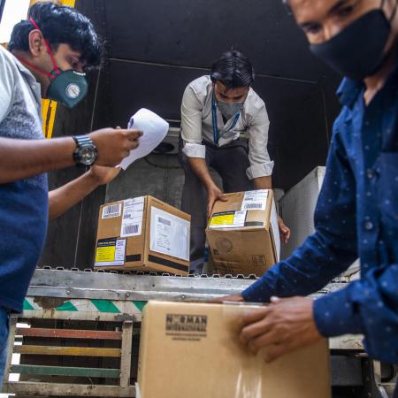In response to the COVID-19 pandemic, UNICEF delivers crucial supplies to India