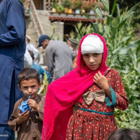 On 2 September, 2025, Laila a 9-year-old girl from Kunar have lost her brother during the earthquake, Laila was sleep when the earthquake shook her village Ghazi Abad village, Nurgal district, Kunar province, Afghanistan.