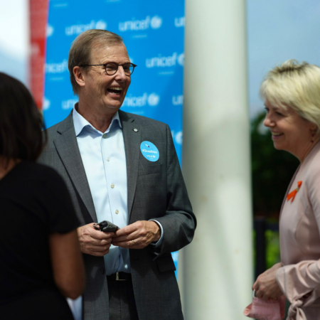 David Morley and Dr. Bonnie Henry