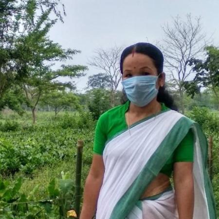 Tarali supervises the Katapung Line Anganwadi Centre in Dholla Tea Estate, Assam.