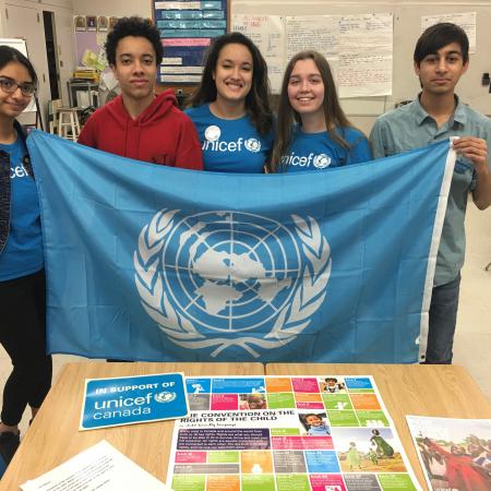 UNICEF Niagara club members.
