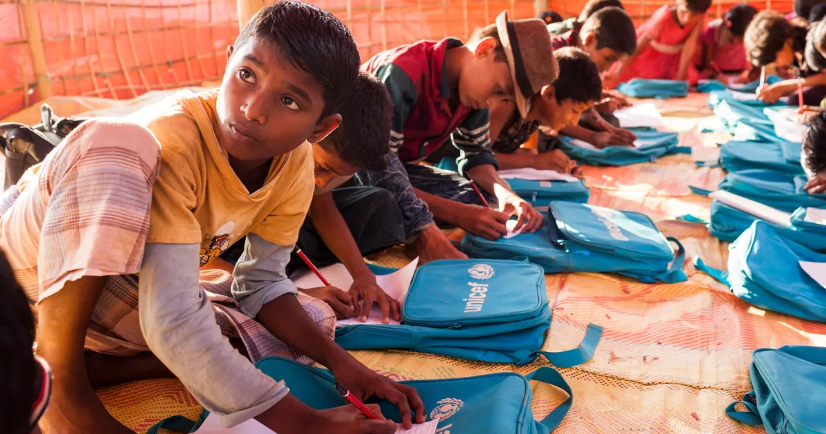 More than 145,000 Rohingya refugee children return to school in ...