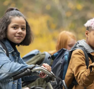 two teenagers