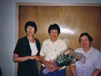 Jean poses with other UNICEF Guelph volunteers