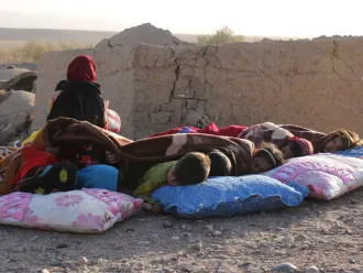 AFGHANISTAN : LES ENFANTS SONT EN DANGER APRÈS UN TREMBLEMENT DE TERRE DE MAGNITUDE 6,3
