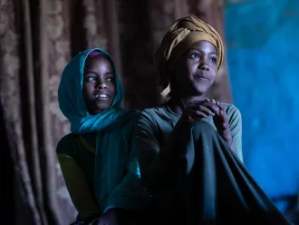 Magfira Kemsur (L) and Mekiya Mude (R) are best friends. When Magfira knew that Mekiya is about to get circumcised, she alerted the authorities and they intervened. Mekiya says her best friend is her rescuer.