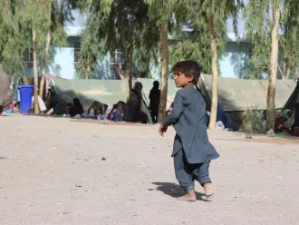 Mohibullah, 11 years old, from Kandahar City District 7, moved to the Haji IDP camp due to war and conflict, while he was in fourth grade in his hometown. Now he has not acess to school.  In the last few months, the conflict has escalated and there are over 18 million people in need of humanitarian assistance. 4 million children are out of school. Around 400,000 people have left their homes to seek refuge; over half are children.