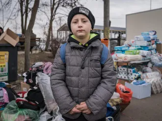 Child accompanied across the Romanian border