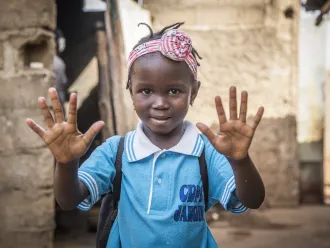 Through play, she learned the importance of washing her hands regularly to prevent the spread of disease.