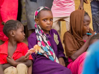 A photograph of children in East Madani, Sudan.