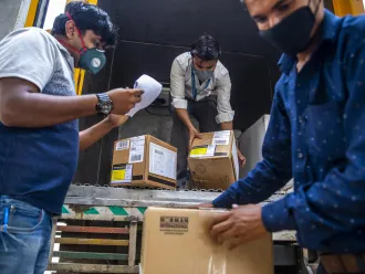 In response to the COVID-19 pandemic, UNICEF delivers crucial supplies to India