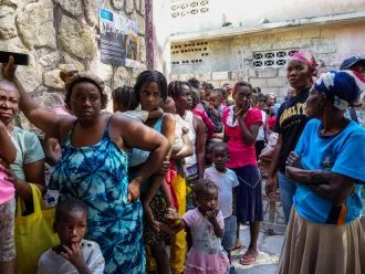 In the heart of Port-au-Prince, the capital of Haiti, escalating violence has become a grim reality. In less than two weeks, this violence has led to the displacement of 2,500 people, with most of them being women and children.