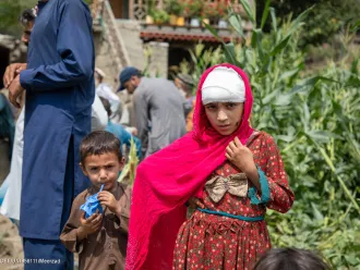 On 2 September, 2025, Laila a 9-year-old girl from Kunar have lost her brother during the earthquake, Laila was sleep when the earthquake shook her village Ghazi Abad village, Nurgal district, Kunar province, Afghanistan.