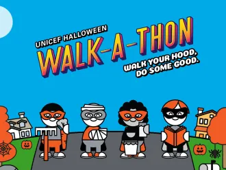 UNICEF Canada is back in the spooky spirit with  Halloween Walk-a-thon campaign