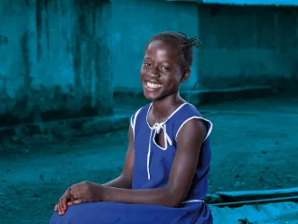 girl sitting