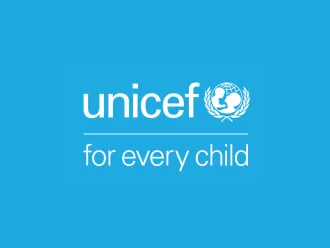 UNICEF For Every Child blue logo.