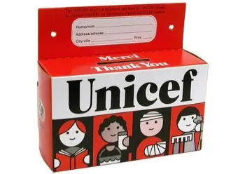 Vintage UNICEF Halloween box